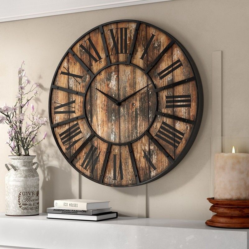 Still Have These Decor Staples Designers Are Quietly Tossing Them Before 2025 - Decor Hint Oversized Rustic Clocks