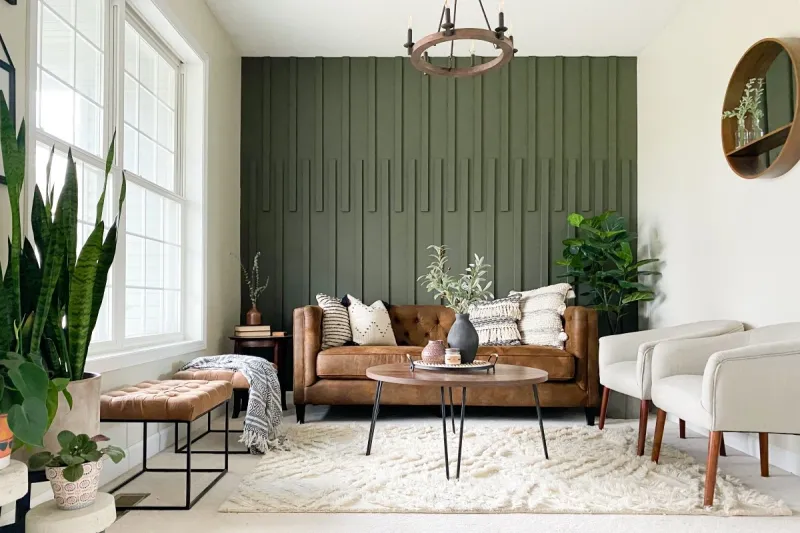 21 Clever Ways To Update Your Living Room Without Replacing The Furniture - Decor Hint Paint an Accent Wall