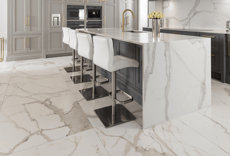 10 Kitchen Flooring Trends That Are Out In 2025 And 4 That Shouldn't Even Cross Your Mind - Decor Hint Marble Flooring