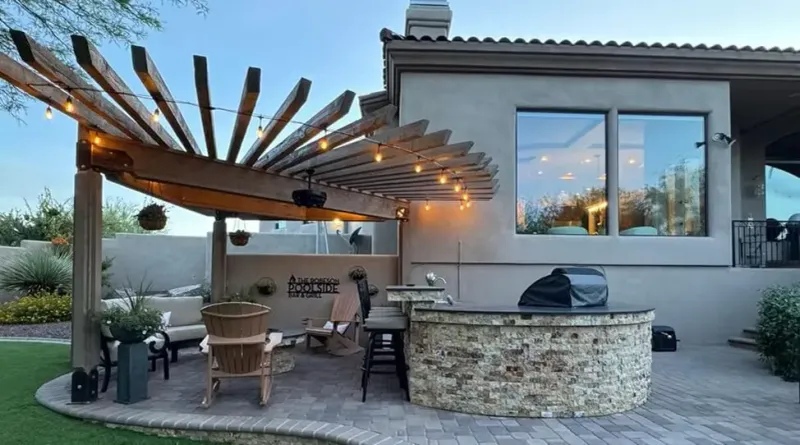 Phoenix Know-How 10 Creative Outdoor Designs For Thriving In The Desert - Decor Hint Shaded Pergola Lounges