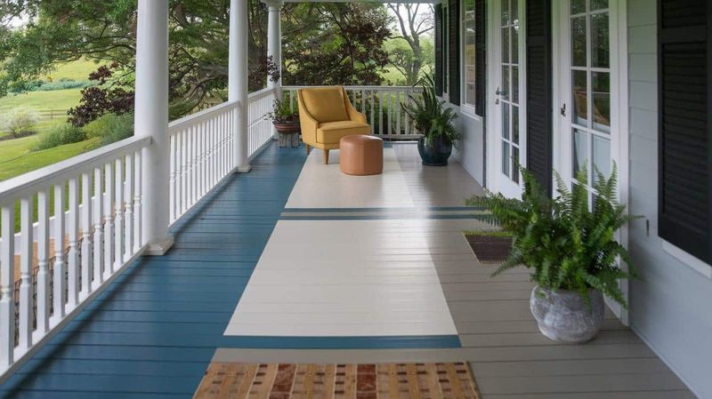 7 Coastal-Chic Porch Trends From South Carolina Beach Cottages - Decor Hint Painted Floorboards In Unexpected Hues