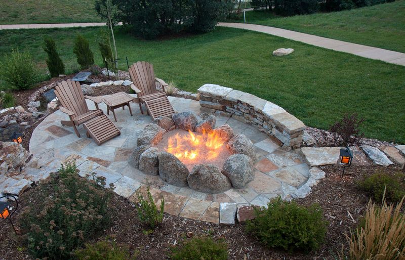 9 West Virginia DIY Projects That Are Practically A State Hobby - Decor Hint Rustic Stone Fire Pits
