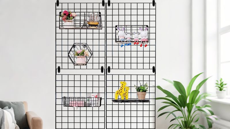 28 Industrial Decorating Ideas For The Whole House - Decor Hint Metal Grid Organizers