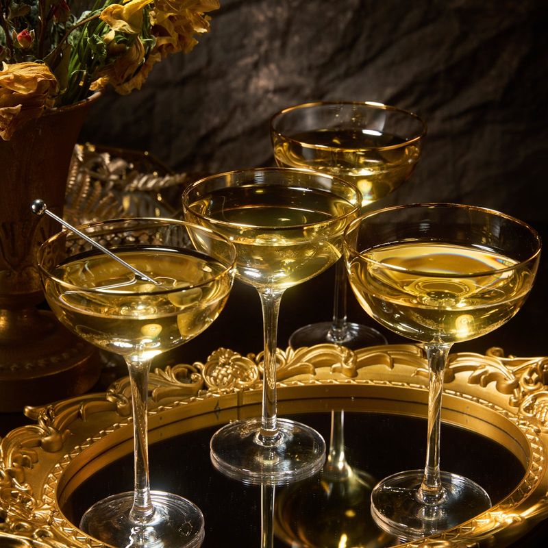 10 Eclectic Decor Tips I'm Stealing From This Stunning "Gatsby House" - Decor Hint Display vintage barware and crystal decanters