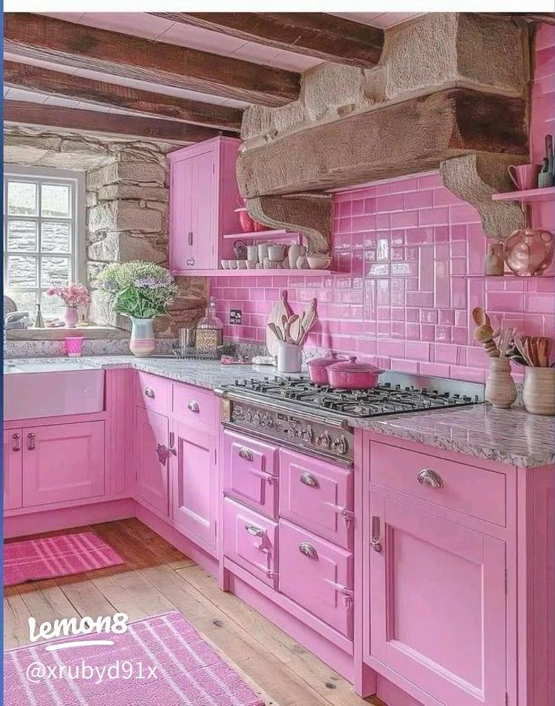 10 Designer-Approved Kitchen Cabinet Color Ideas Plus 10 Colors To Avoid - Decor Hint Bubblegum Pink