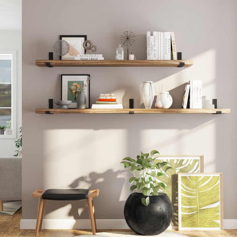 Simple Yet Chic 12 Decor Ideas For A Beautiful Home - Decor Hint Sleek Floating Shelves