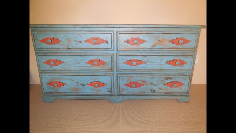 DIY Home Projects New Mexicans Are Loving This Weekend - Decor Hint Upcycled Furniture With Southwestern Flair