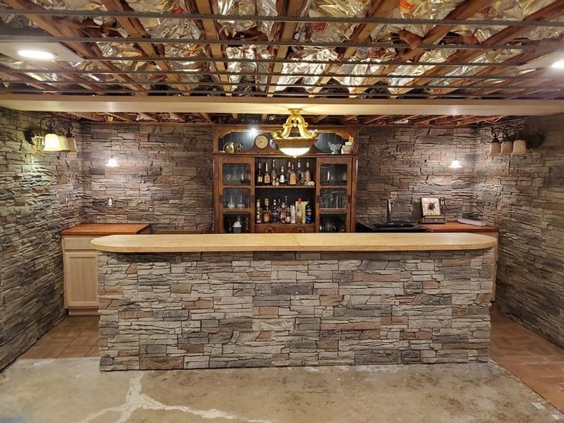 Faux stone or brick veneers