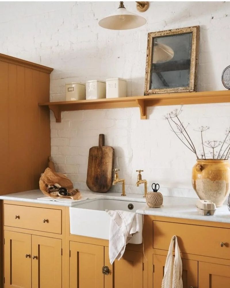 10 Designer-Approved Kitchen Cabinet Color Ideas Plus 10 Colors To Avoid - Decor Hint Mustard Yellow