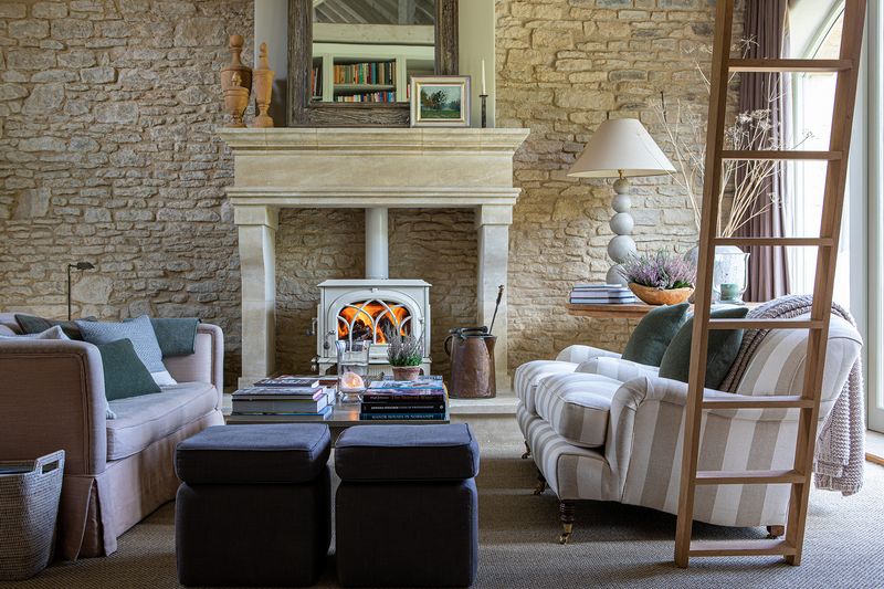 Designers Swear By These 19 French Country Living Room Tricks - Decor Hint Incorporating Natural Materials