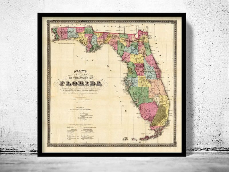 13 Antiques Increasing In Value At Florida Estate Sales In 2025 - Decor Hint Vintage Florida Maps