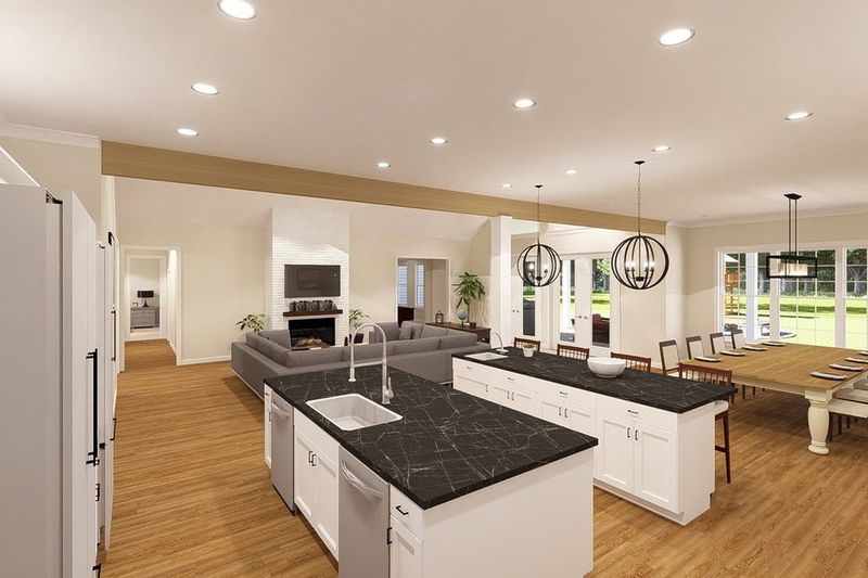 8 Kitchen Layouts That Work Wonders In Alabama Farmhouses - Decor Hint Double Peninsula Party Paradise