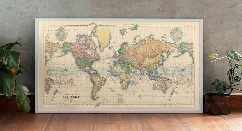 5 Thrifted Home Items To Avoid, And 10 That Are Suddenly Cool Again - Decor Hint COOL AGAIN: Vintage Maps And Scientific Charts