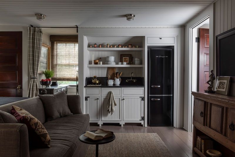 How A Crumbling Carriage House Became A Chic 450-Square-Foot Home - Decor Hint Honoring The Building’s Industrial Beginnings