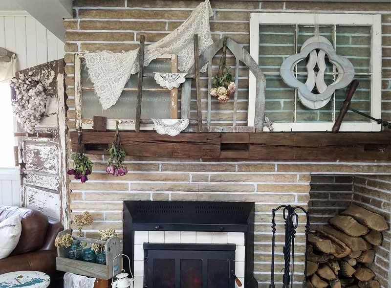 Old-School Charm From Des Moines That Keeps Iowa Interiors Timeless - Decor Hint Vintage Agricultural Implements As Decor