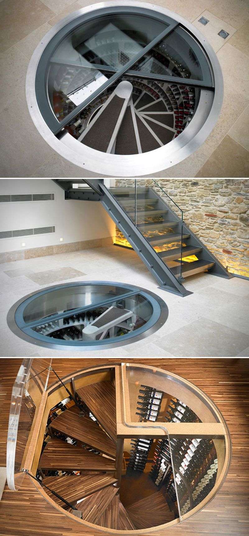 16 Ways How Designers Use Hidden Doors: The Whimsical Trend That Can Actually Be Very Practical - Decor Hint Hidden Entry to Wine Cellar