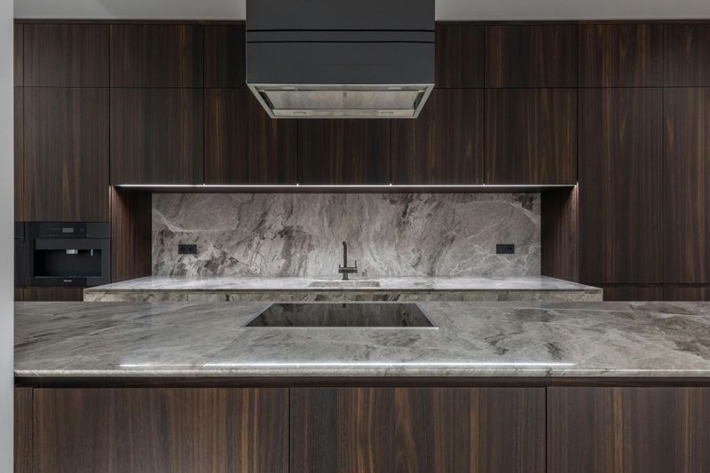Dark, Heavy Cabinetry