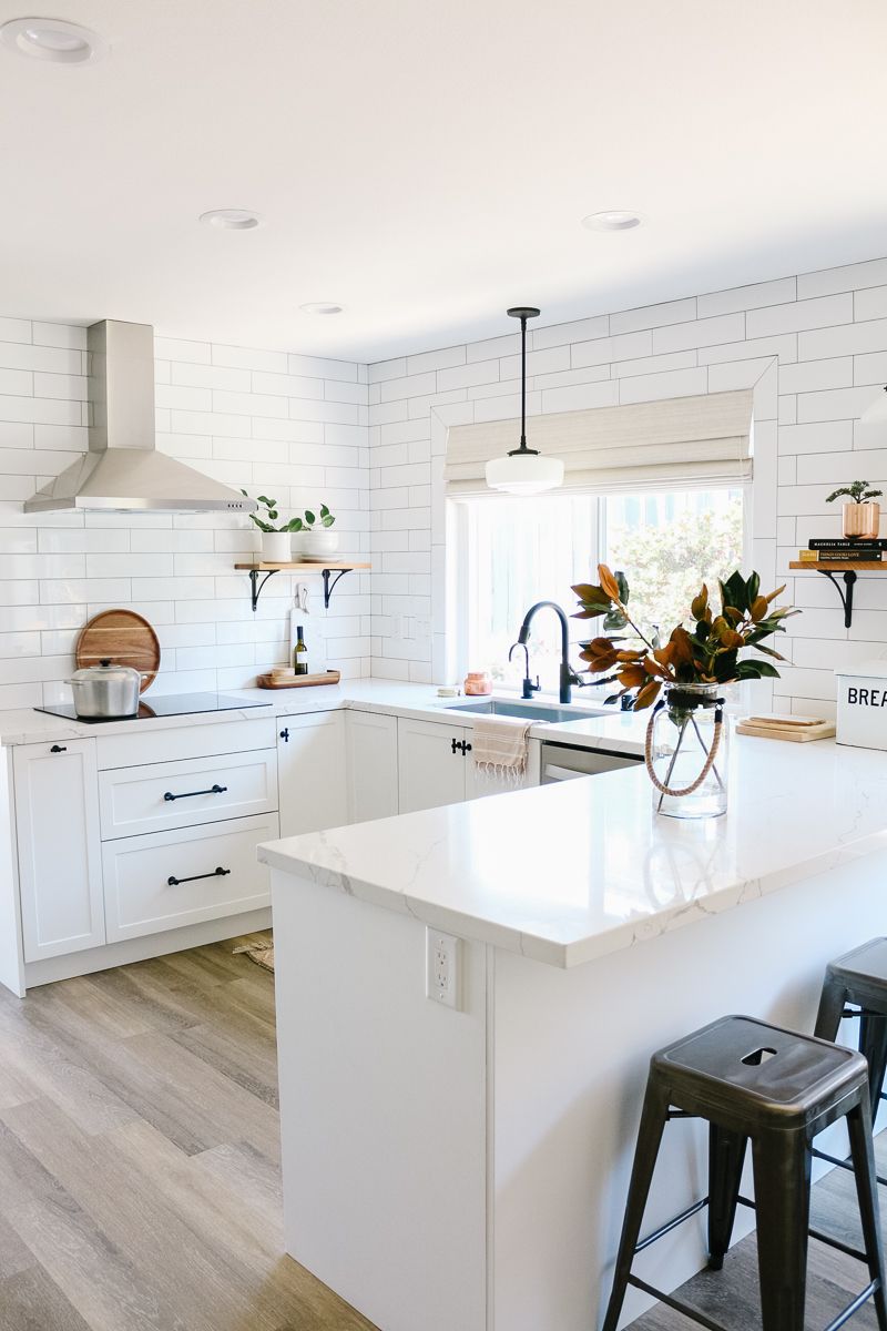 11 Simple Changes That Make A Small Kitchen Feel Spacious - Decor Hint Use Light, Neutral Colors