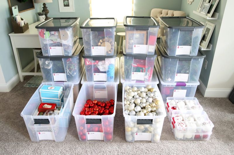 12 Things To Keep Out Of Your Living Room, According To Designers - Decor Hint Mismatched Storage Bins