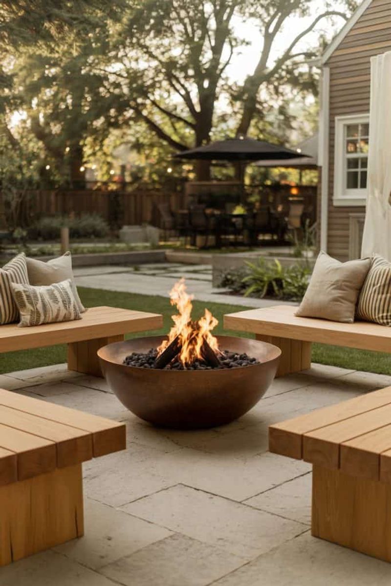 Create A Lush Escape 23 Gorgeous Designs For Small Backyards - Decor Hint Compact Fire Pit Area