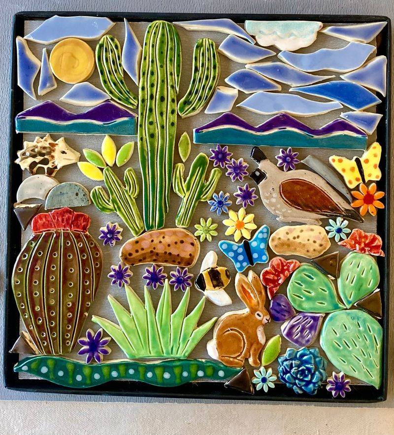 13 Tucson DIY Projects Everyone's Trying This Weekend And 2 That Just Don't Catch On - Decor Hint Adding DIY Ceramic Tile Accents Outdoors
