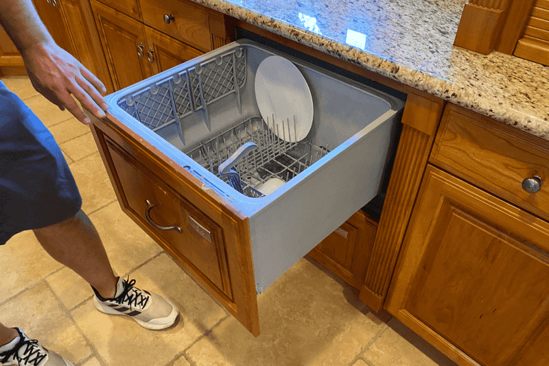 16 Best Kitchen Renovations Ever - Decor Hint Double-Drawer Dishwasher