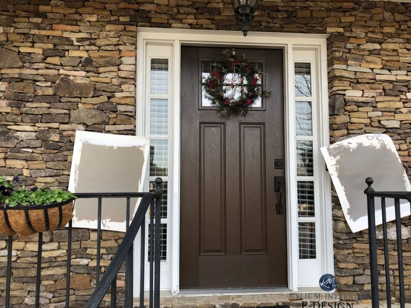 Chocolate Brown on Dark Exteriors