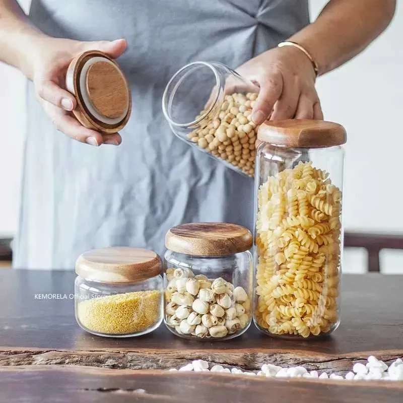 16 Kitchen Counter Decluttering Strategies - Decor Hint Use Clear Containers for Pantry Staples