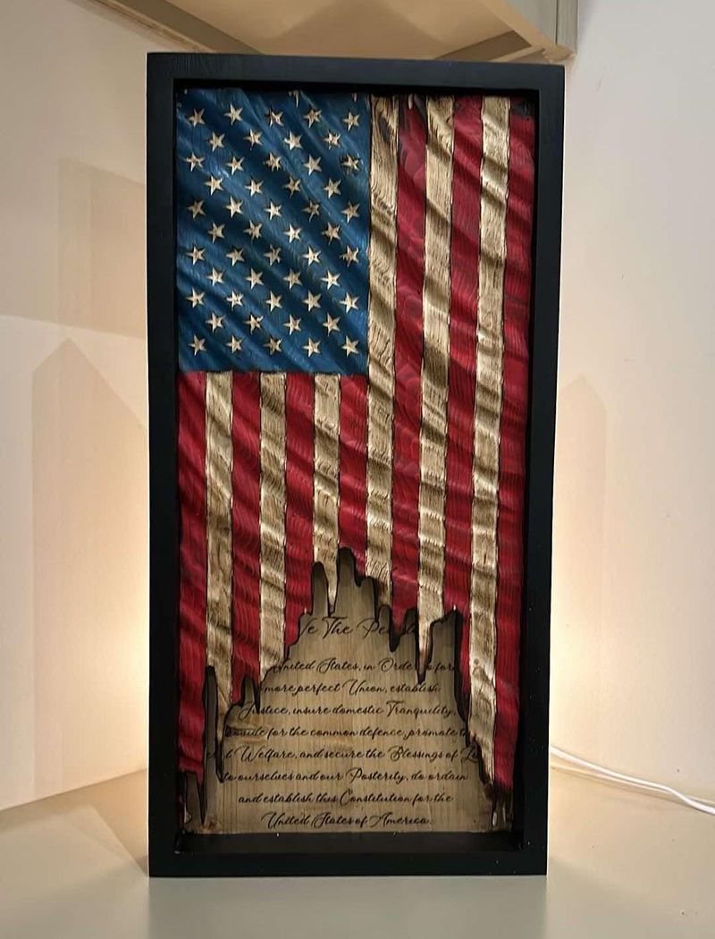 14 Vintage Items That Define The "New Americana" Home Trend - Decor Hint Vintage Americana Flags