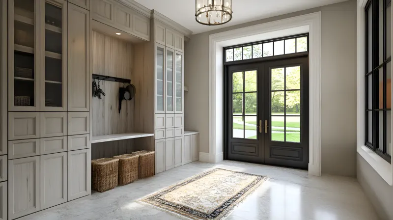 8 Entryway Ideas That Just Work In Small Florida Houses - Decor Hint Moisture-Resistant Floating Cabinets