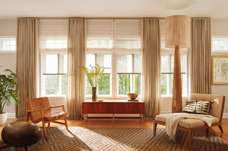 7 Curtain Colors Designers Say Are Officially Out Of Style In 2025 Projects + 7 They're Replacing Them With - Decor Hint In: Natural Linen In Oatmeal Tones