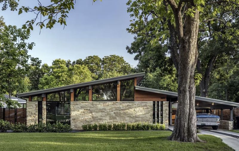 Mid-Century Modern Rooflines And Windows