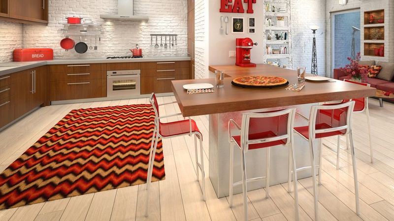 Designers Say These 34 Kitchen Features Are Always A Bad Idea - Decor Hint Using Carpet in the Kitchen