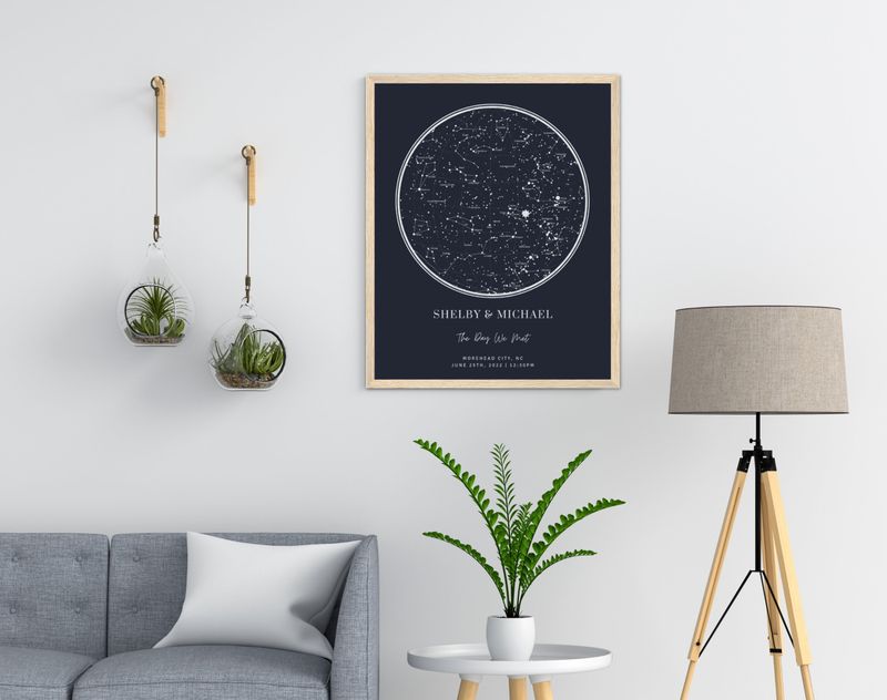 9 July 4th Decor Ideas (That Aren't Red, White & Tacky) - Decor Hint Constellation Map Accents