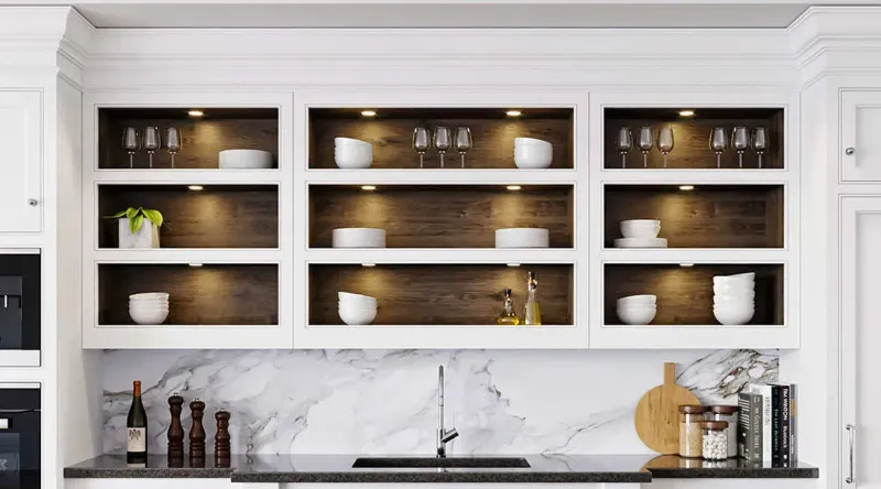 Avoid These 9 Furniture Mistakes Say Designers Here's What To Buy Instead - Decor Hint Dark Heavy Armoires → Use Light, Open Storage Units