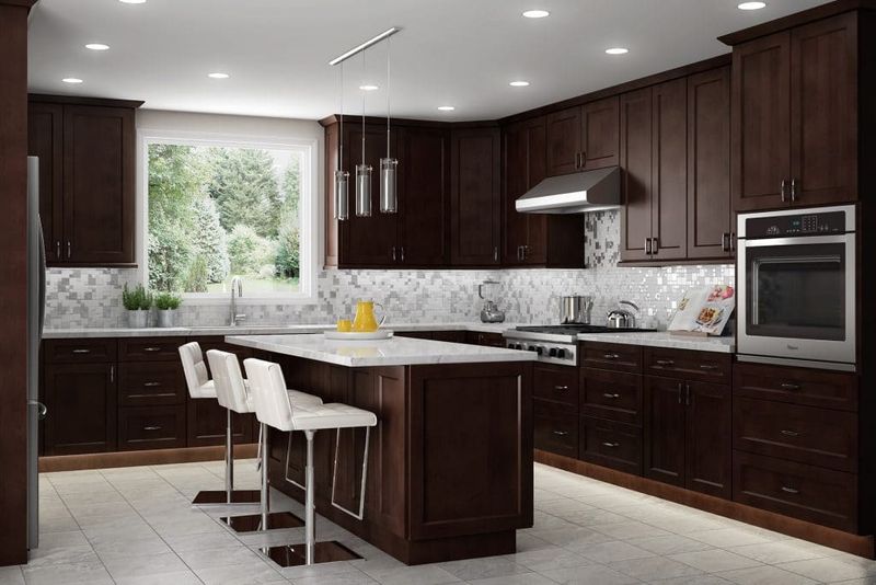 6 Kitchen Shades Falling Out Of Favor In Winder And 9 That Still Work Anywhere - Decor Hint Dark Espresso Brown