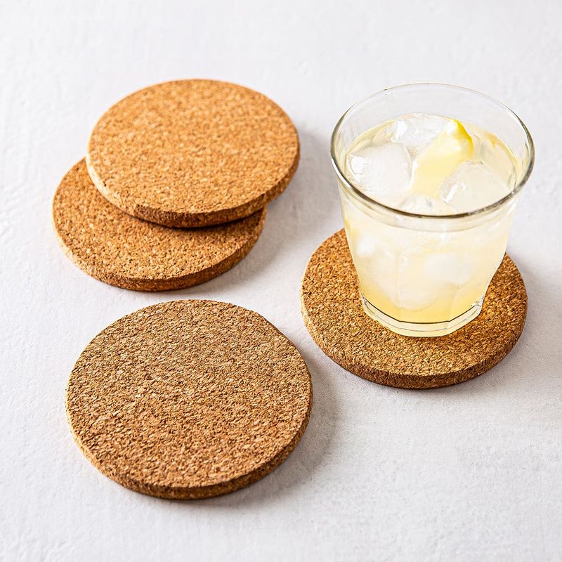 I'm An Interior Designer, And These Are The 13 Summer Decor Pieces I'm Urging Clients To Buy From $7 - Decor Hint Cork Coasters That Protect While Adding Warmth