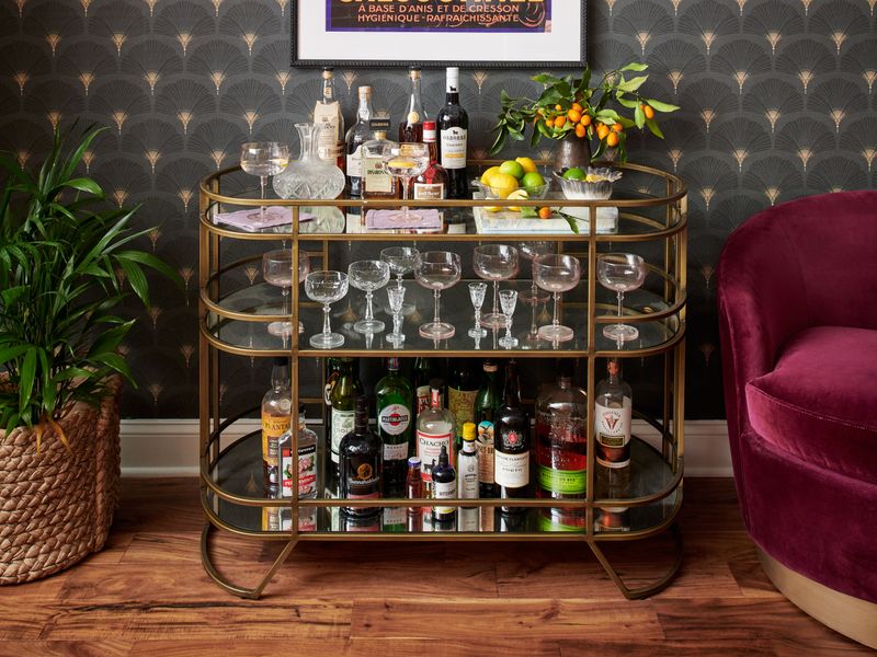 1950s Bar Carts