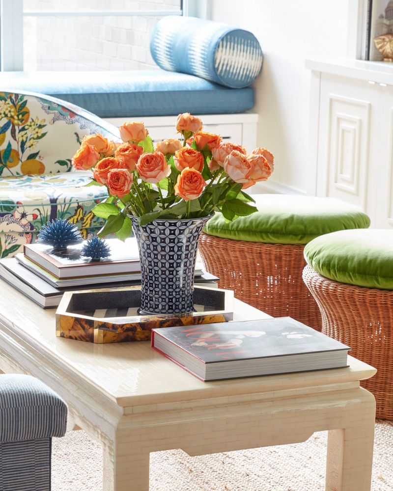 Style Coffee Tables with Books and Objects