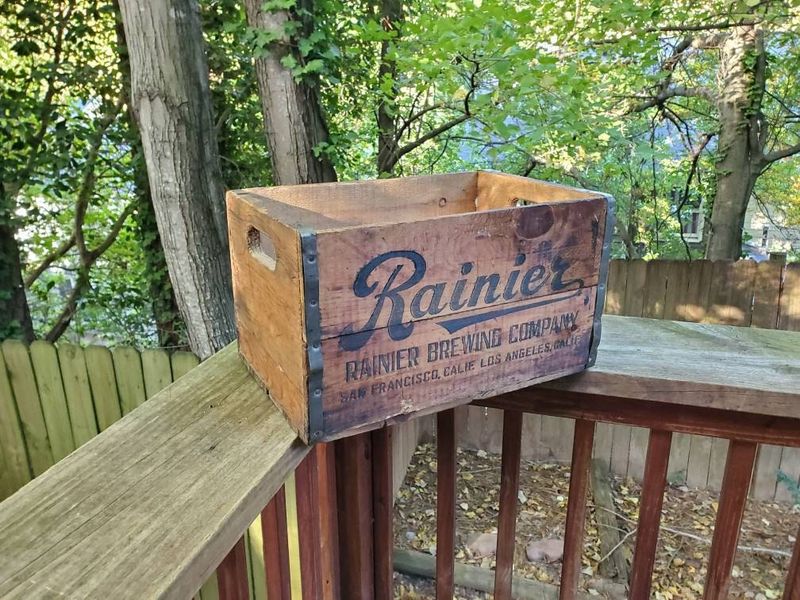 12 Hot Items in Washington's Vintage Market: 2025 Predictions Inside - Decor Hint Hand-Painted Rainier Beer Advertising