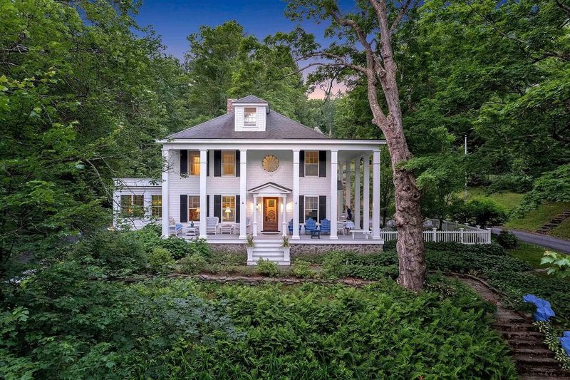 Vermont's Hidden Gem 14 Remarkable Details Of A 1898 Stone Colonial Revival On Expansive Land - Decor Hint Wraparound Veranda