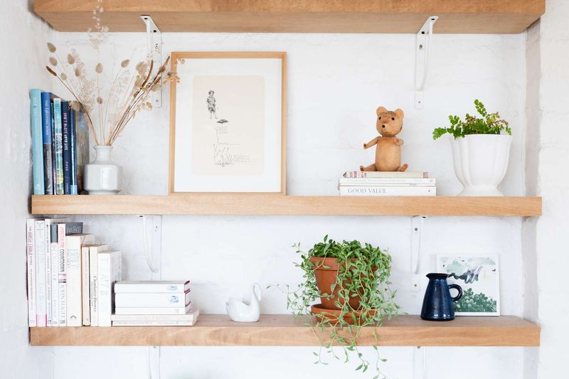Tidy Open Shelving with Curated Decor