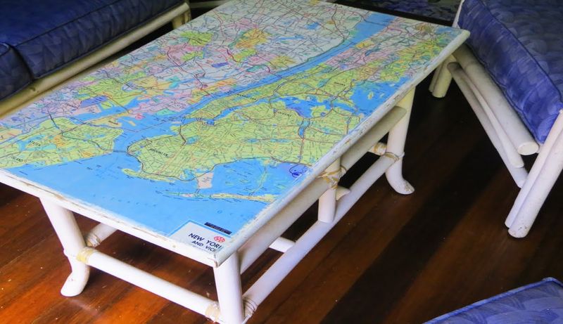 30 Smart Home Decorating Ideas That Cost Almost Nothing - Decor Hint Map Covered Furniture