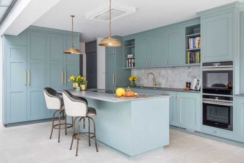 3 Kitchen Colors Designers Say You Should Try In Irwin Homes + 5 More Picks That Always Work - Decor Hint Pale Blue