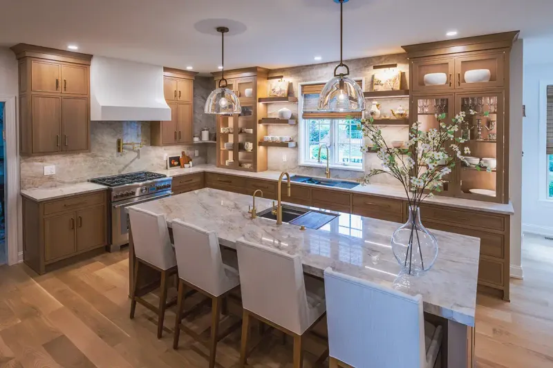 Maze-Like Kitchen Layout