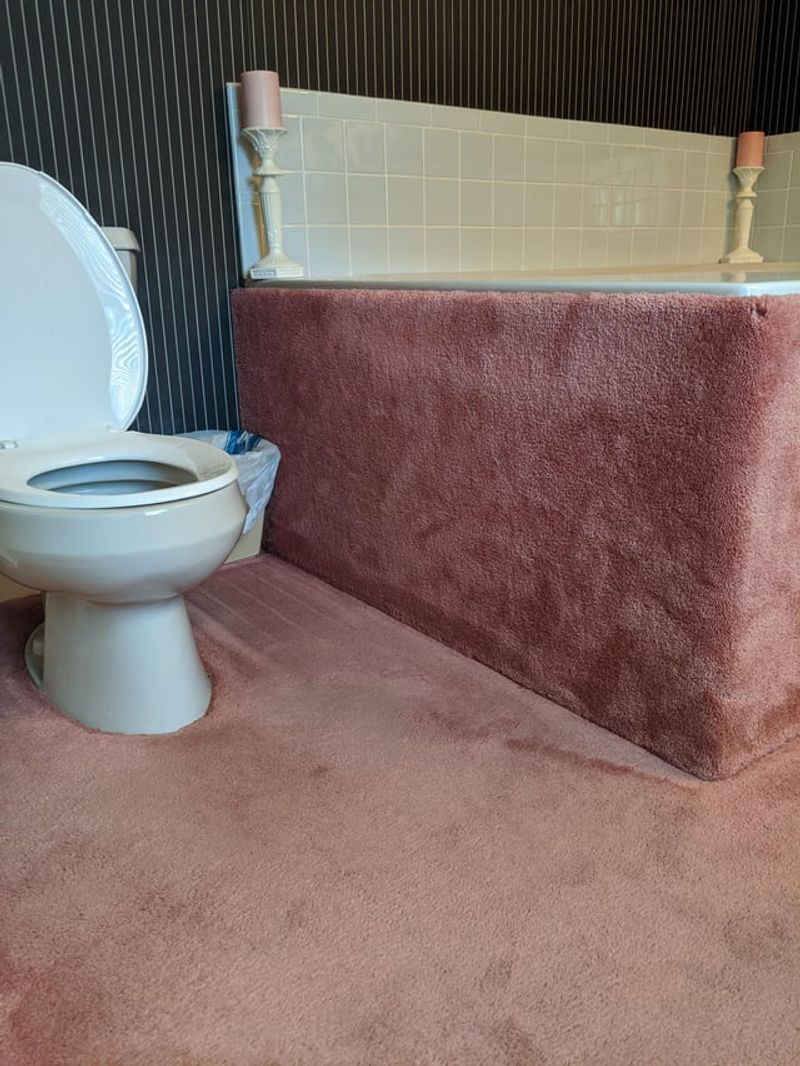 10 Retro Decor Ideas That Hold Up Today, And 5 That Definitely Don't - Decor Hint Carpeted Bathrooms