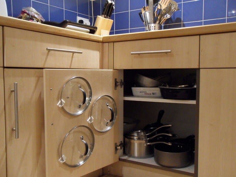 33 Organizing Hacks To Transform Your Home - Decor Hint Pegboard Pot Lid Organizer