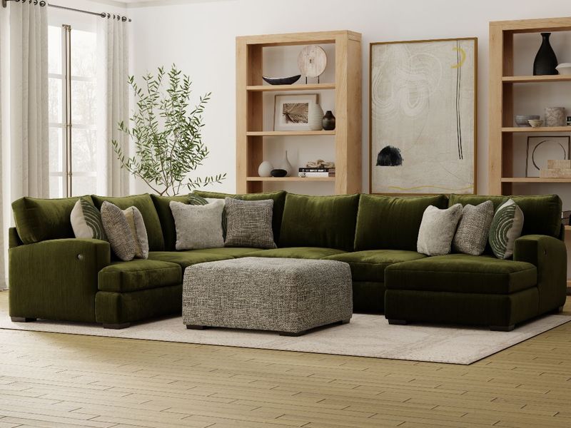 Olive Green Brings the Outdoors In