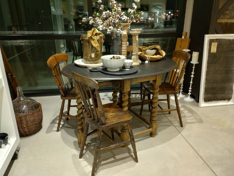Mismatched Wooden Chairs