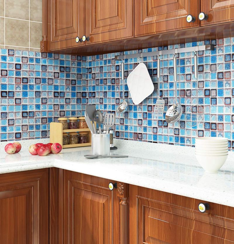 Adding Peel-and-Stick Backsplash